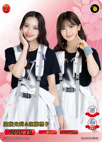 遠藤光莉&遠藤理子 【BB-S46-050R】